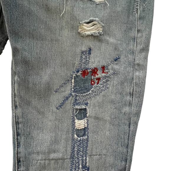 Women's Polo Ralph Lauren Patchwork Jeans - Avery Boyfriend - PRL '67 - Size 27 - Picture 3 of 6